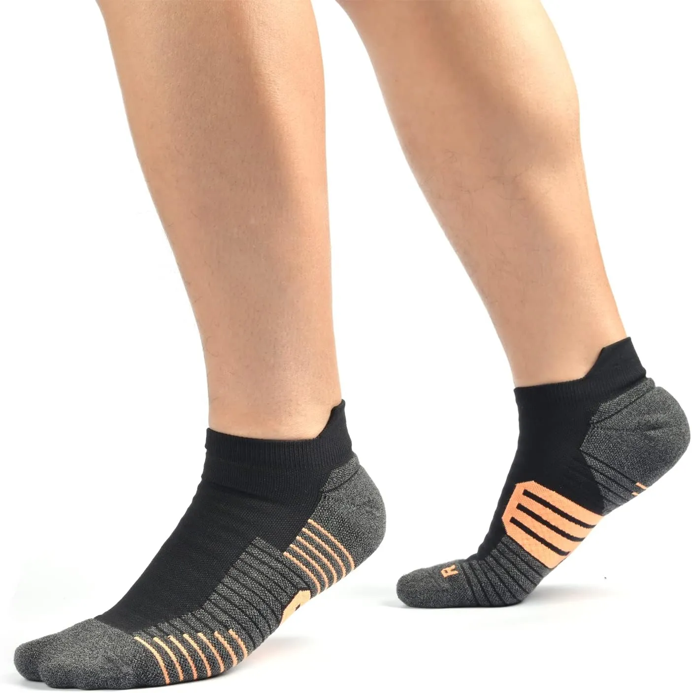 Men's Anti Stink Odor Control Padded Thick Low Cut Ankle Sneaker Running Socks
