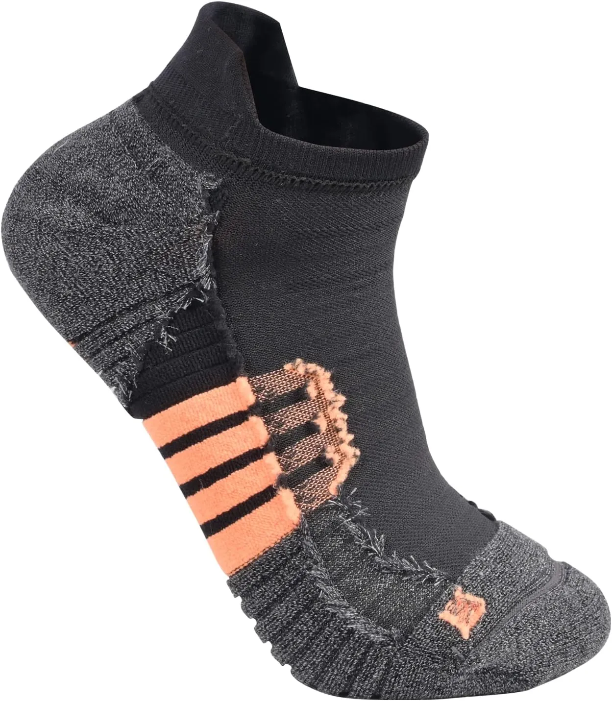 Men's Anti Stink Odor Control Padded Thick Low Cut Ankle Sneaker Running Socks