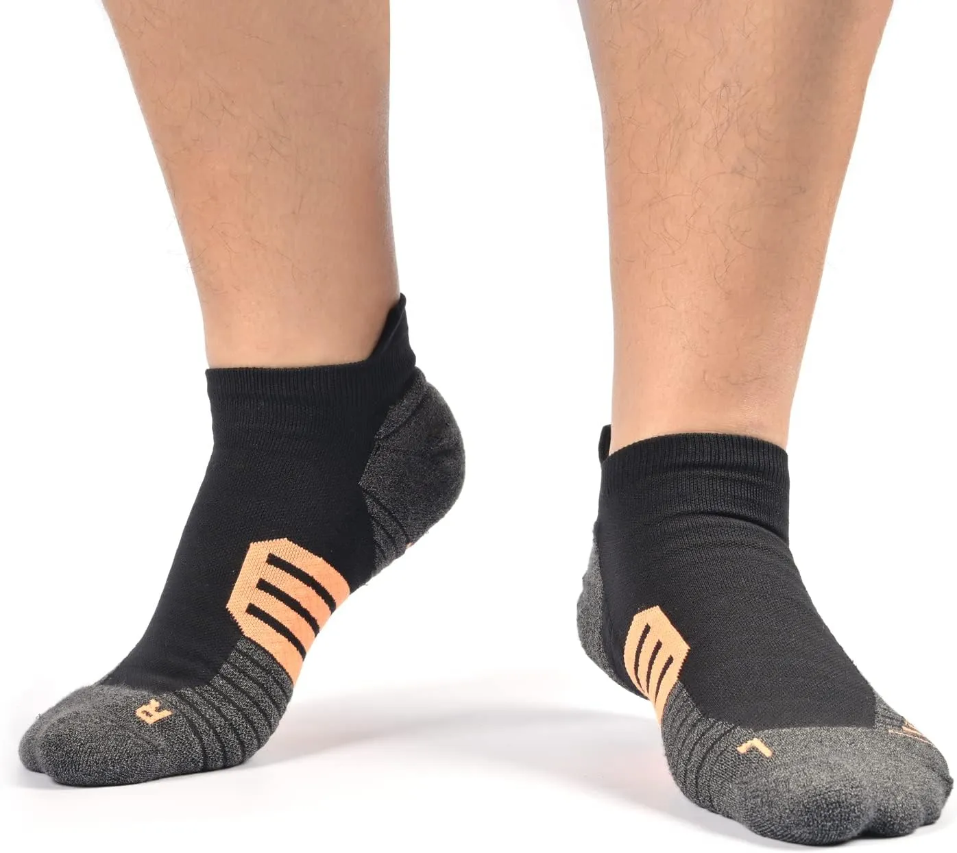 Men's Anti Stink Odor Control Padded Thick Low Cut Ankle Sneaker Running Socks