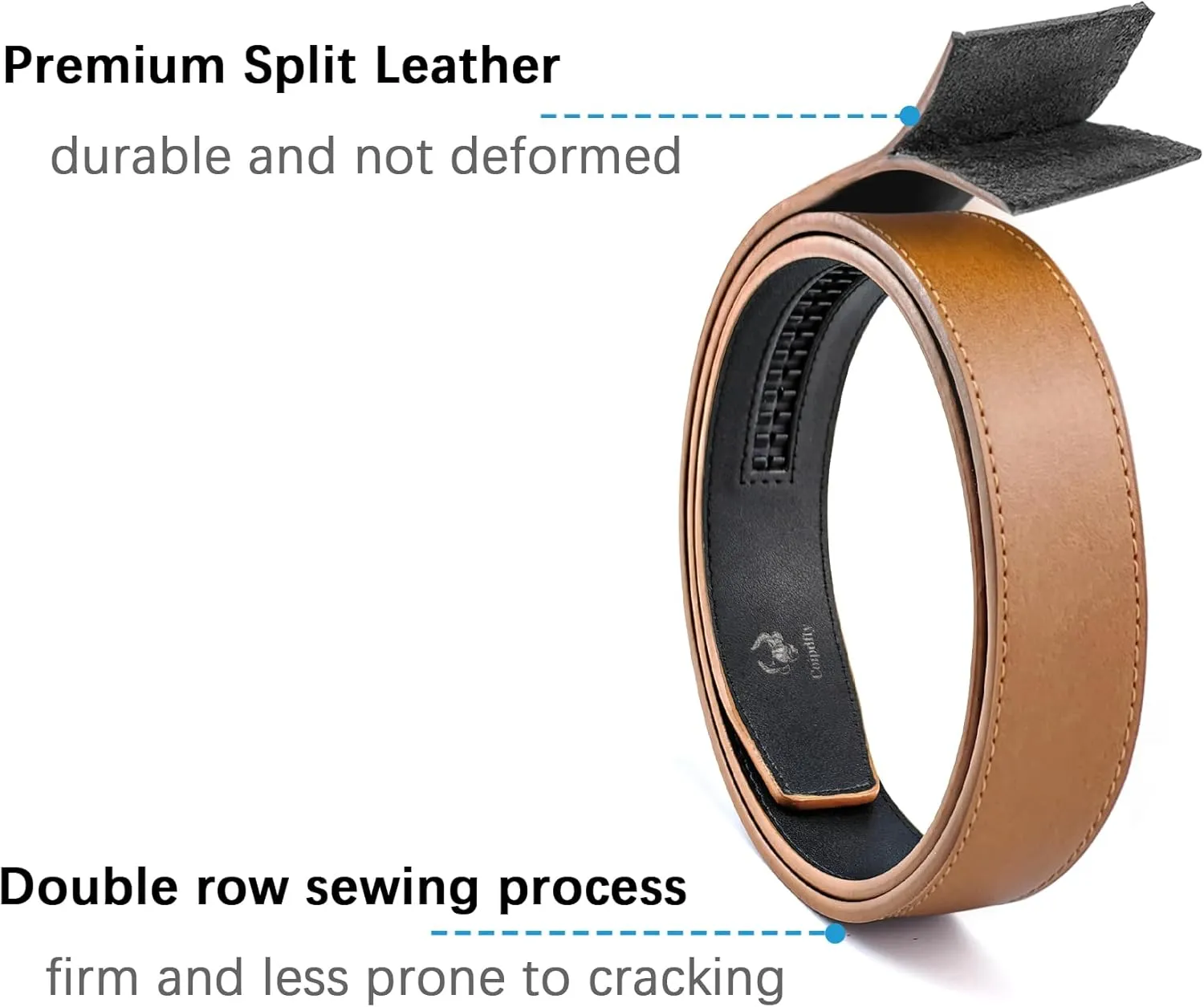 Men's Belts Leather Ratchet Dress Belts for Men Adjustable Belt for Casual Jeans