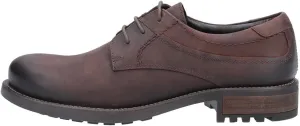 Mens Nubuck Derby Shoes (12) (Brown)