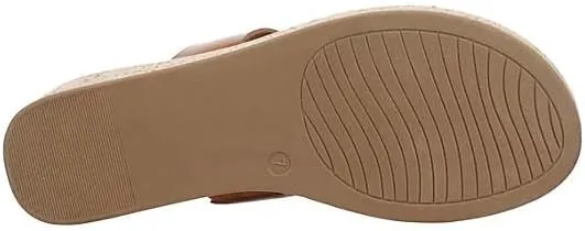 Michael By Michael Shannon Pierre - Women's Platform Open Toe Two Band Slip-On Slide Sandals