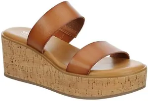 Michael By Michael Shannon Pierre - Women's Platform Open Toe Two Band Slip-On Slide Sandals