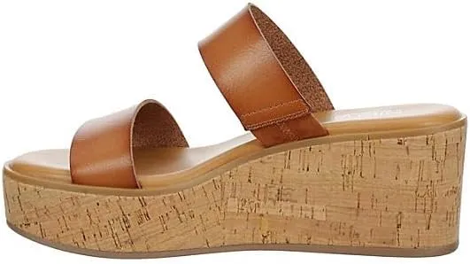 Michael By Michael Shannon Pierre - Women's Platform Open Toe Two Band Slip-On Slide Sandals