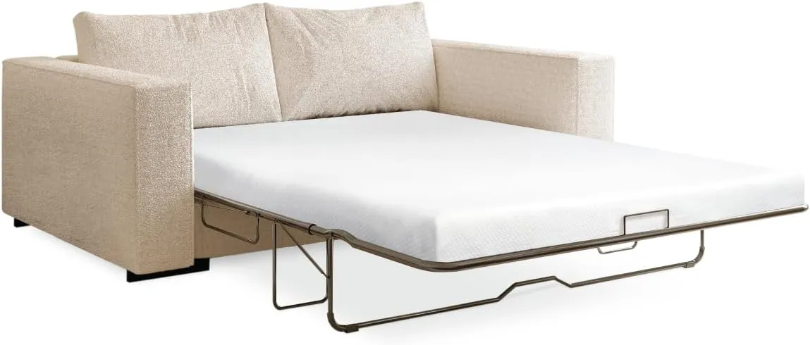 Milliard 4.5 Inch Memory Foam Replacement Mattress with Breathable, Waterproof and Washable Cover for Full Size Sleeper Sofa and Couch Beds (Sofa Not Included) - Full