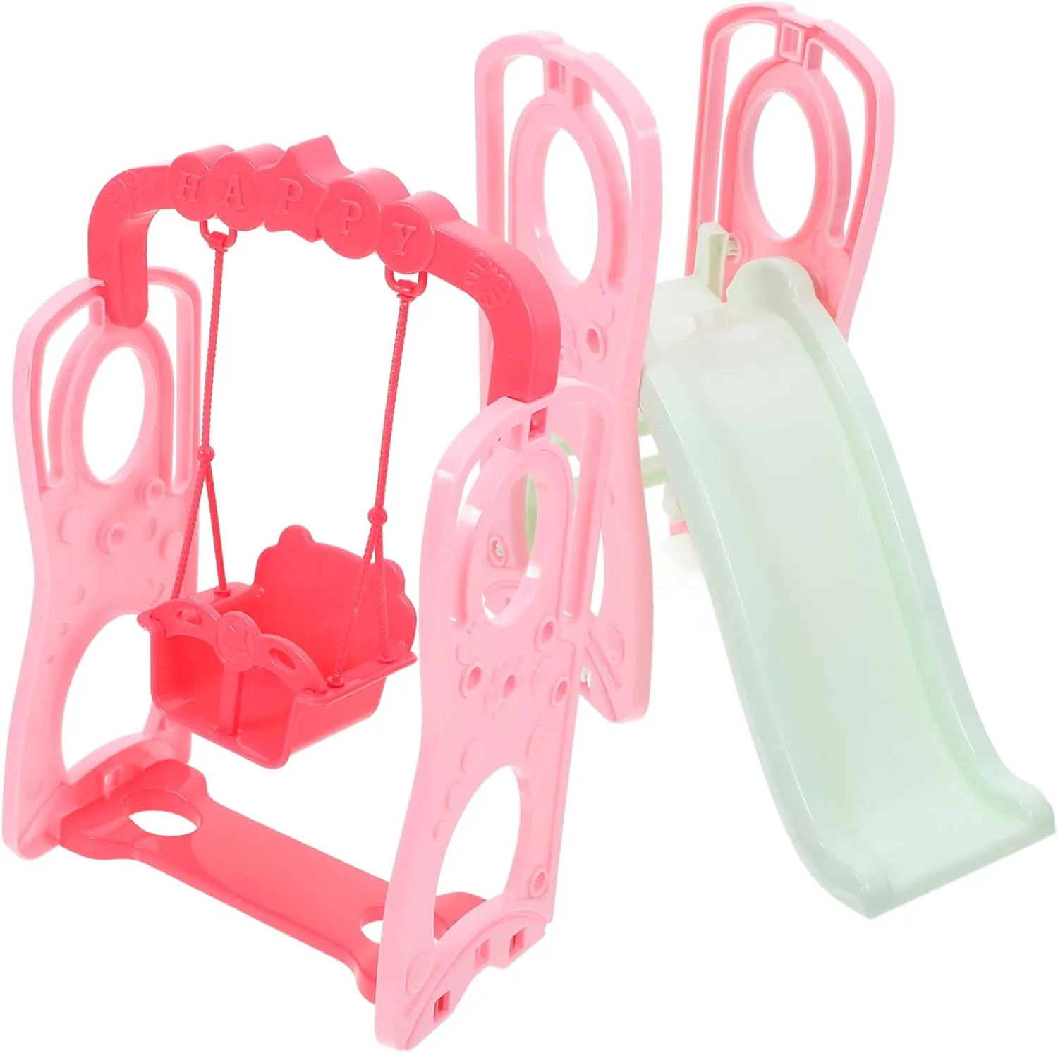 Mini Swing Slide Toy Swing Adornment Doll Swing Model Toy Mini Hanging Chair Ornament Doll House for 16 Years Old