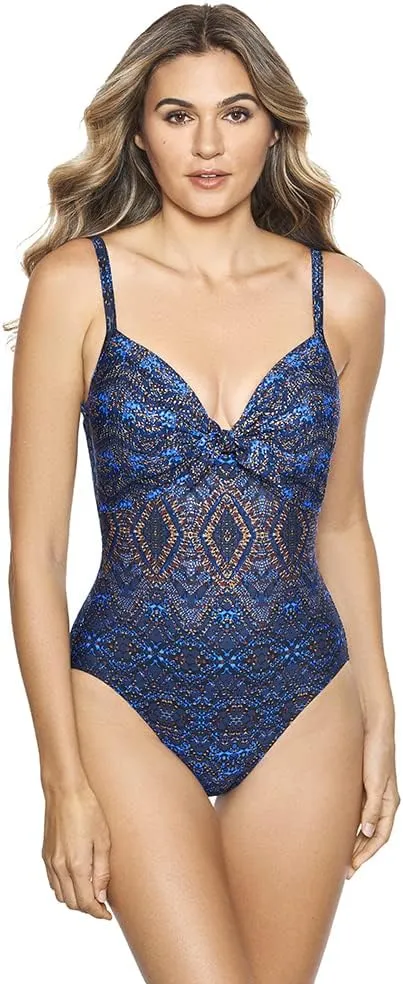 Miraclesuit Women's Swimwear Thebes Bette Underwire Tummy Control One Piece Swimsuit