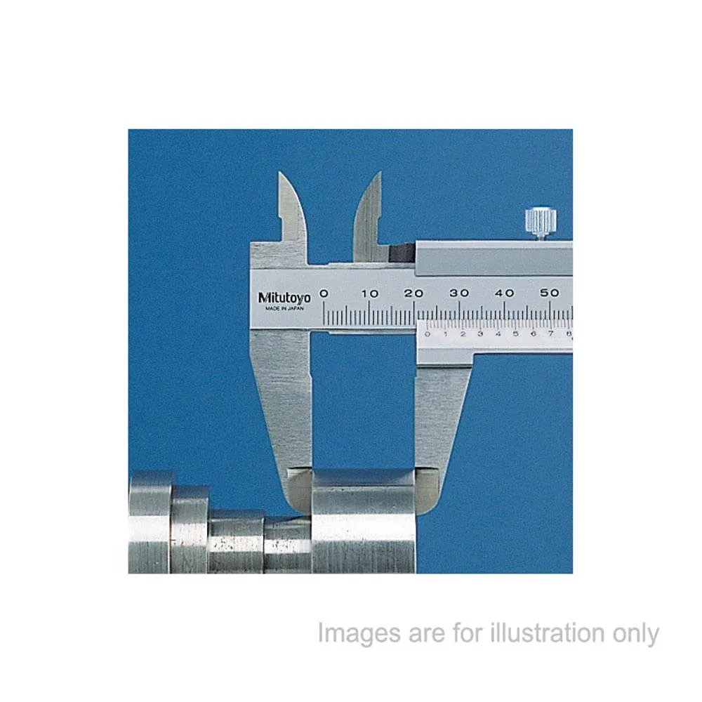 Mitutoyo 531-128 Vernier Calipers, Stainless Steel, for Inside, Outside, Depth and Step Measurements, Inch/Metric, 0"/0mm-6"/150mm Range,  /-0.0011"/0.03mm Accuracy, 0.001"/0.02mm Resolution, 40mm Jaw Depth