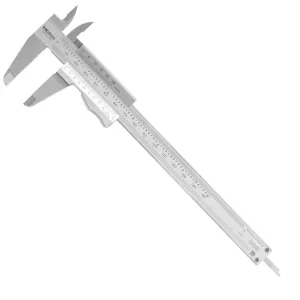 Mitutoyo 531-128 Vernier Calipers, Stainless Steel, for Inside, Outside, Depth and Step Measurements, Inch/Metric, 0"/0mm-6"/150mm Range,  /-0.0011"/0.03mm Accuracy, 0.001"/0.02mm Resolution, 40mm Jaw Depth