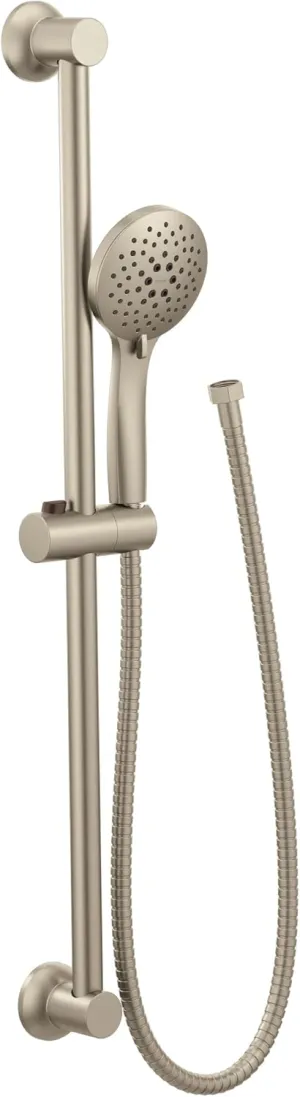 Moen 3558EPBN Eco-Performance 5-Function Handheld Shower with 30-Inch Slide Bar and 69-Inch Hose, Brushed Nickel