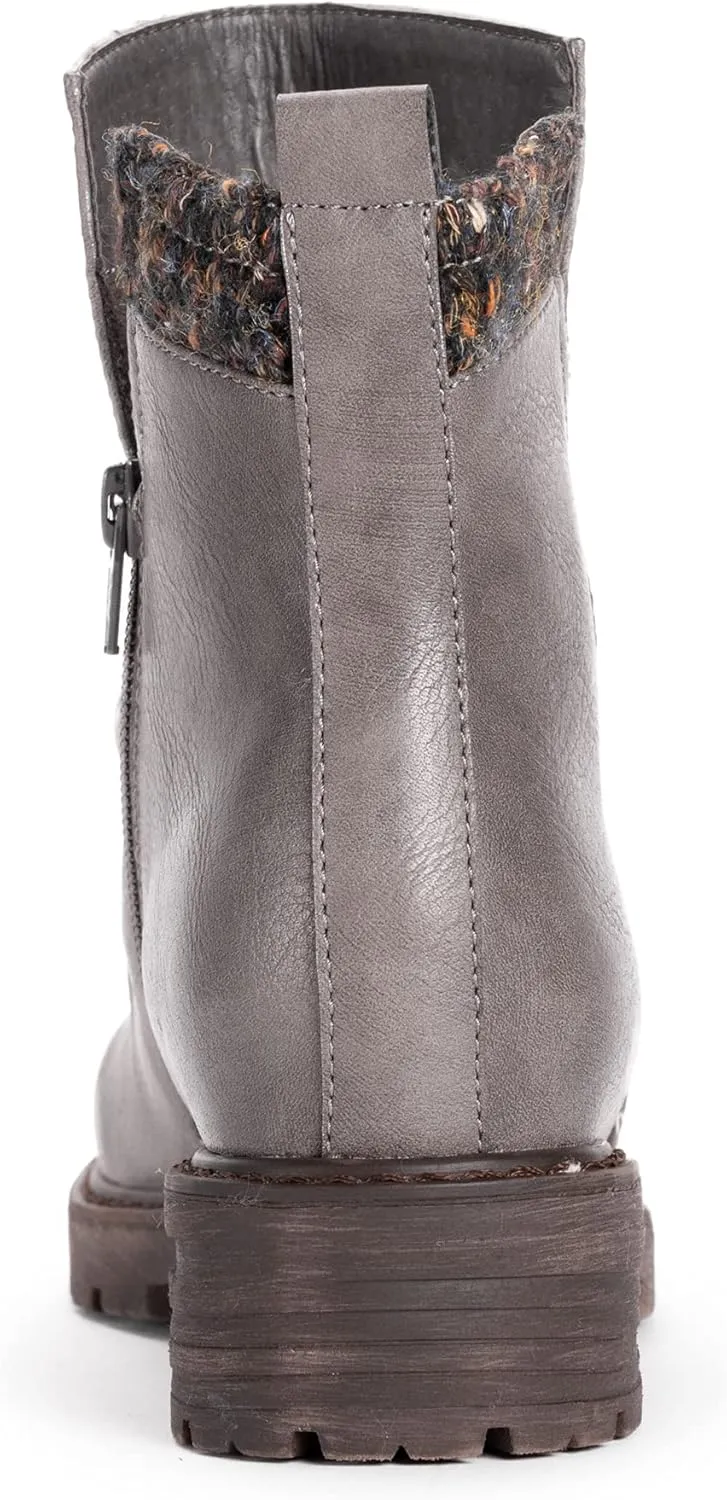MUK LUKS Women's Lukees Logger Banff Boots Fashion