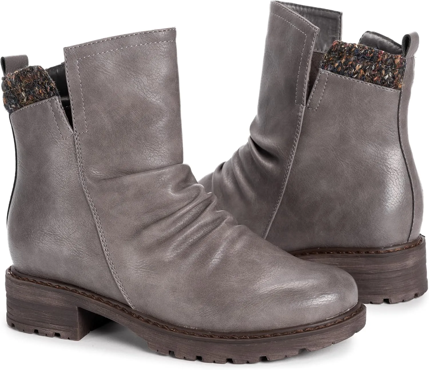 MUK LUKS Women's Lukees Logger Banff Boots Fashion