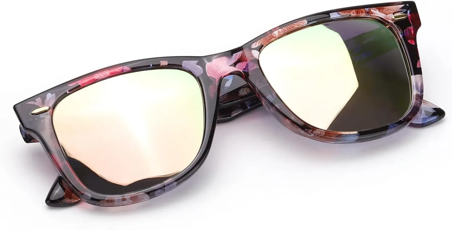 Myiaur Classic Sunglasses for Women Polarized Driving Anti-Glare UV Protection