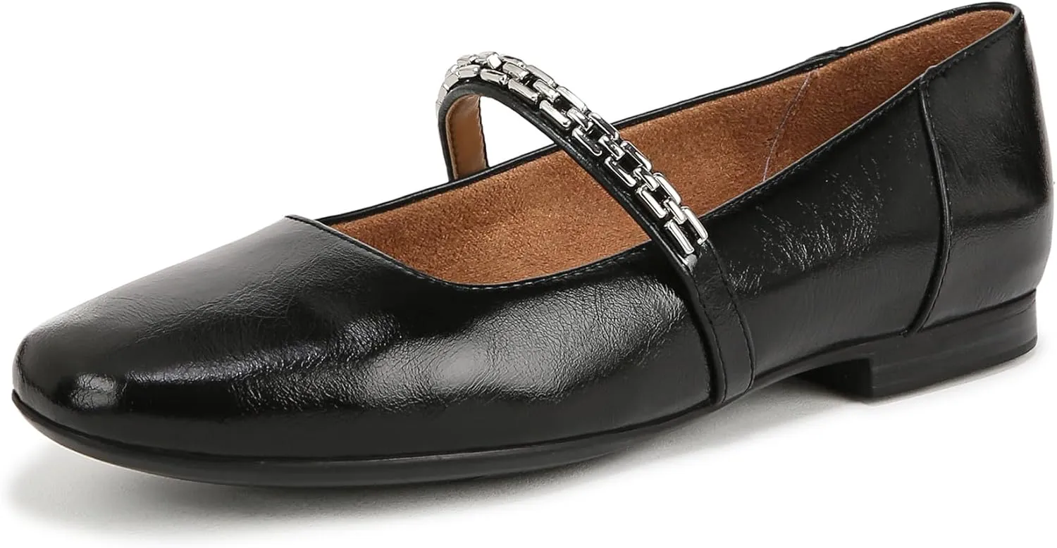 Naturalizer Women's Kelly-Chain Mary Jane Flat