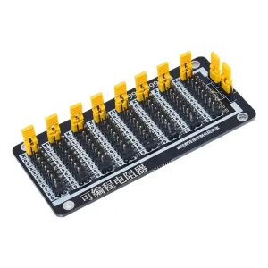 New 2024 7 Seven Decade 1R-9999999R Programmable Adjustable Resistor Slide Resistor Board Step Accuracy 1R 1% 1/2 Watt Module 200V Accessories