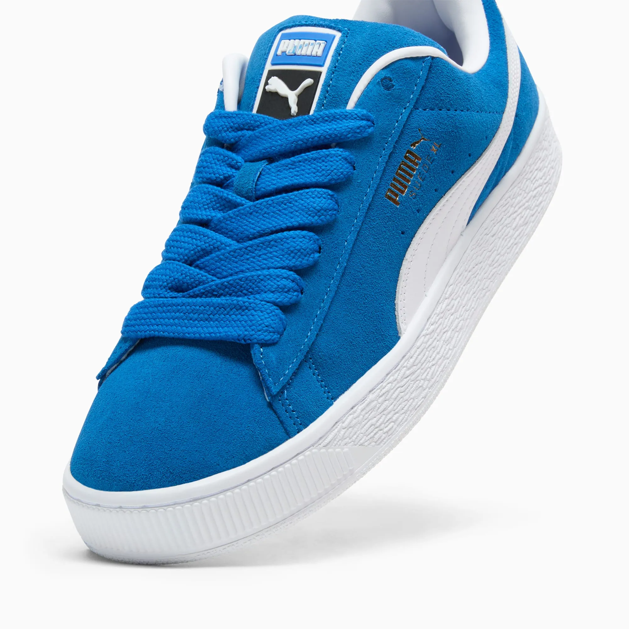 NEW Men's PUMA XL Team Royal White SUEDE Shoes AUTHENTIC IN BOX