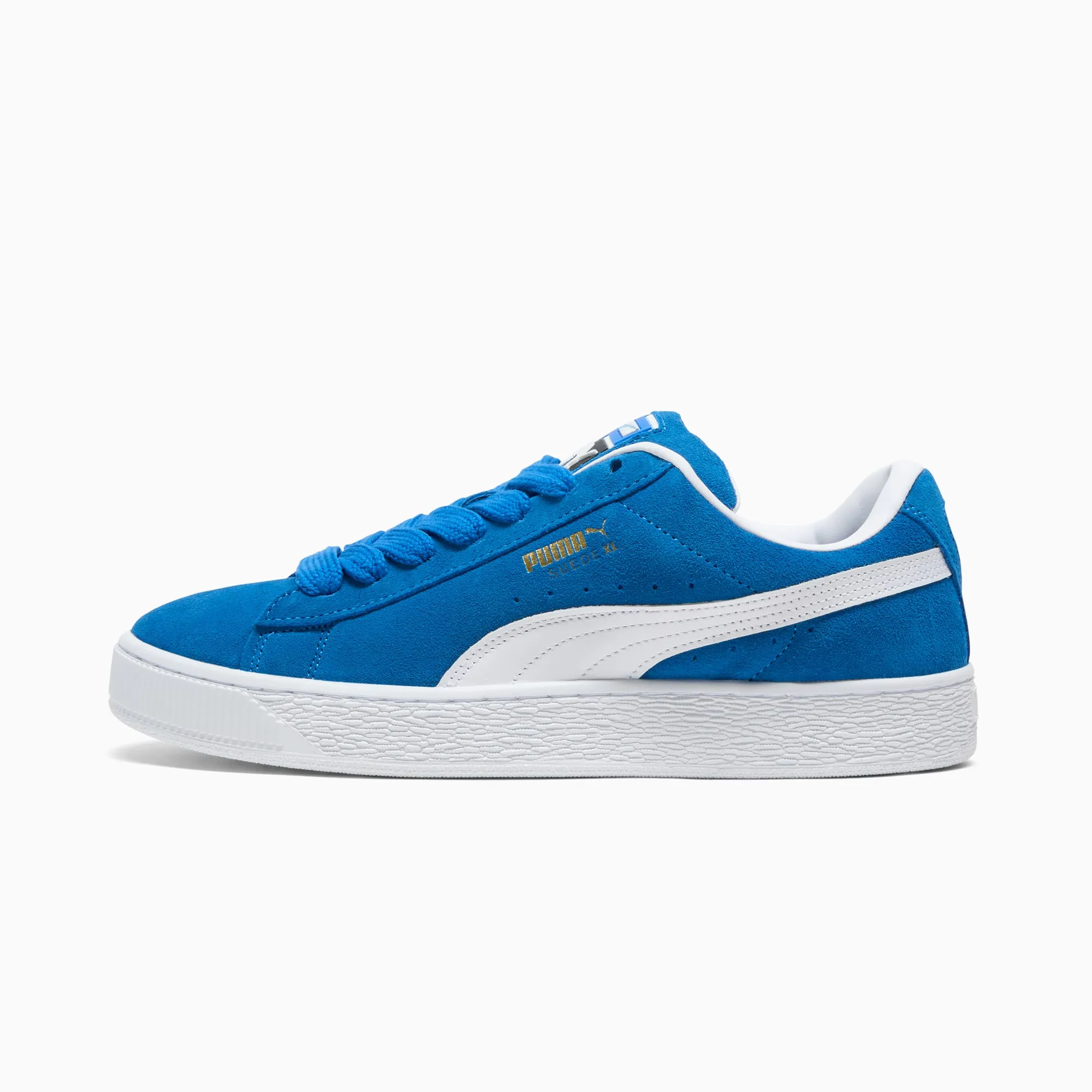 NEW Men's PUMA XL Team Royal White SUEDE Shoes AUTHENTIC IN BOX