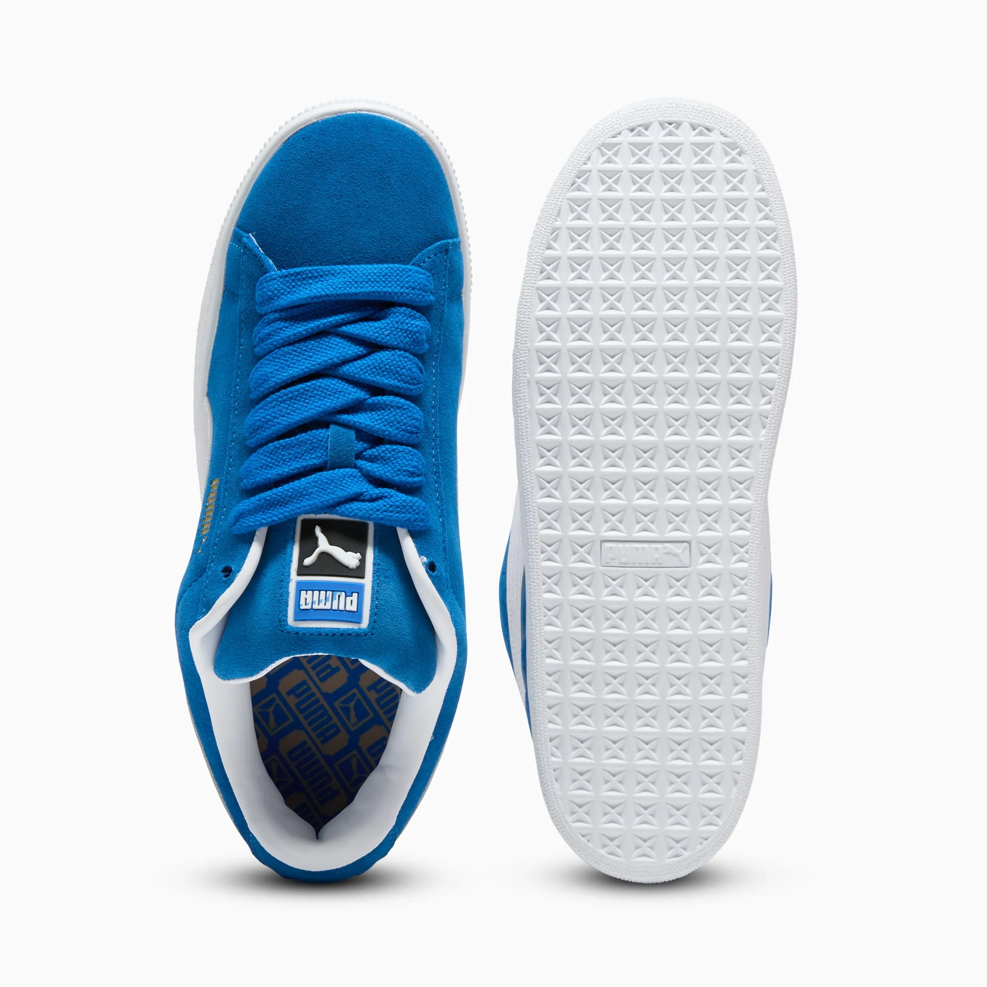 NEW Men's PUMA XL Team Royal White SUEDE Shoes AUTHENTIC IN BOX