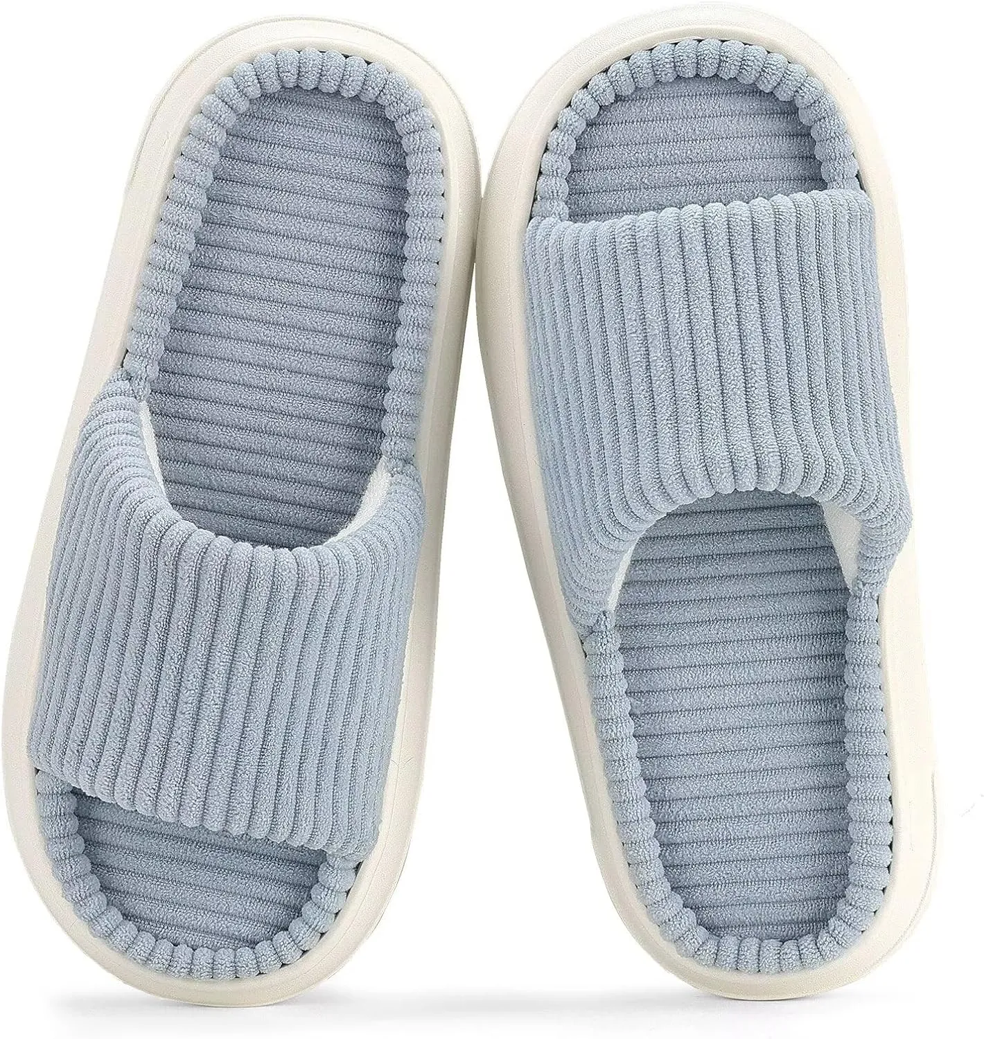 NineCiFun Unisex Summer House Slippers Indoor and Outdoor Slip-On Home Bedroom Shoes for Women and Men
