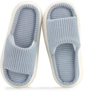 NineCiFun Unisex Summer House Slippers Indoor and Outdoor Slip-On Home Bedroom Shoes for Women and Men
