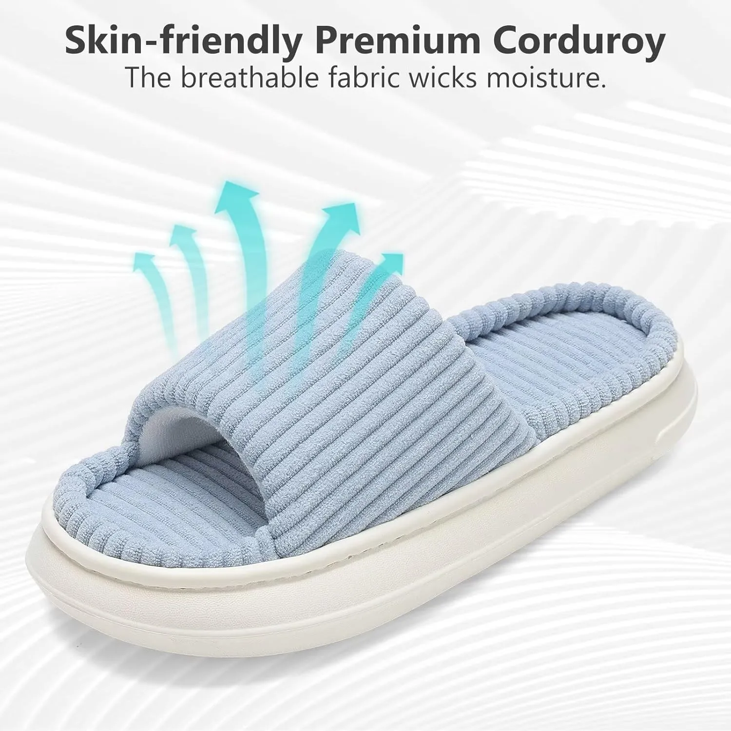 NineCiFun Unisex Summer House Slippers Indoor and Outdoor Slip-On Home Bedroom Shoes for Women and Men