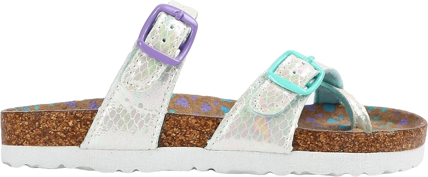 Northside Girl's Anya Open Toe Cork Sandal Slide