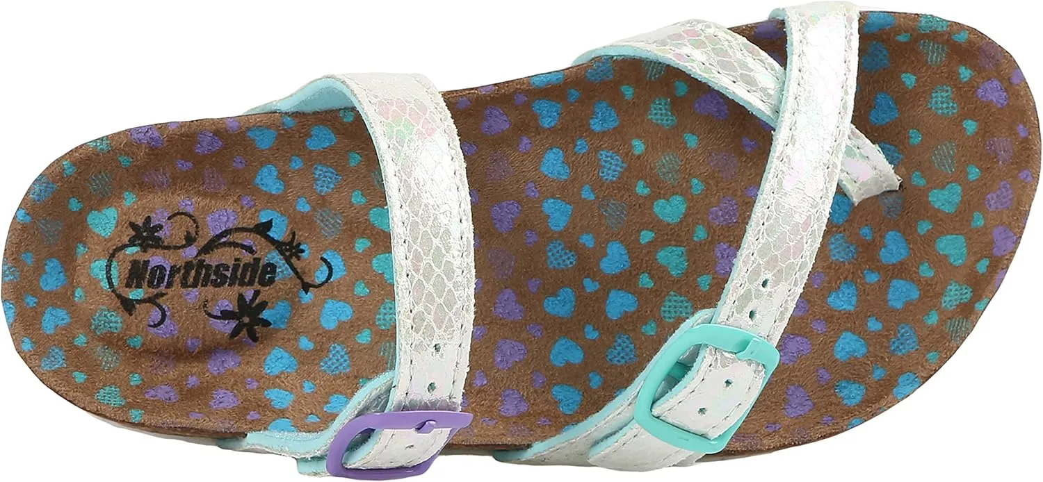 Northside Girl's Anya Open Toe Cork Sandal Slide