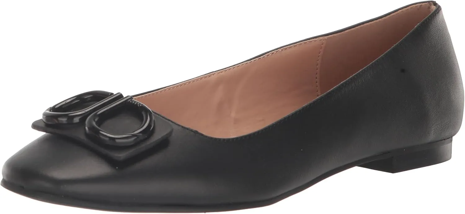 NYDJ Women's Faiza Nappa Ballet Flat