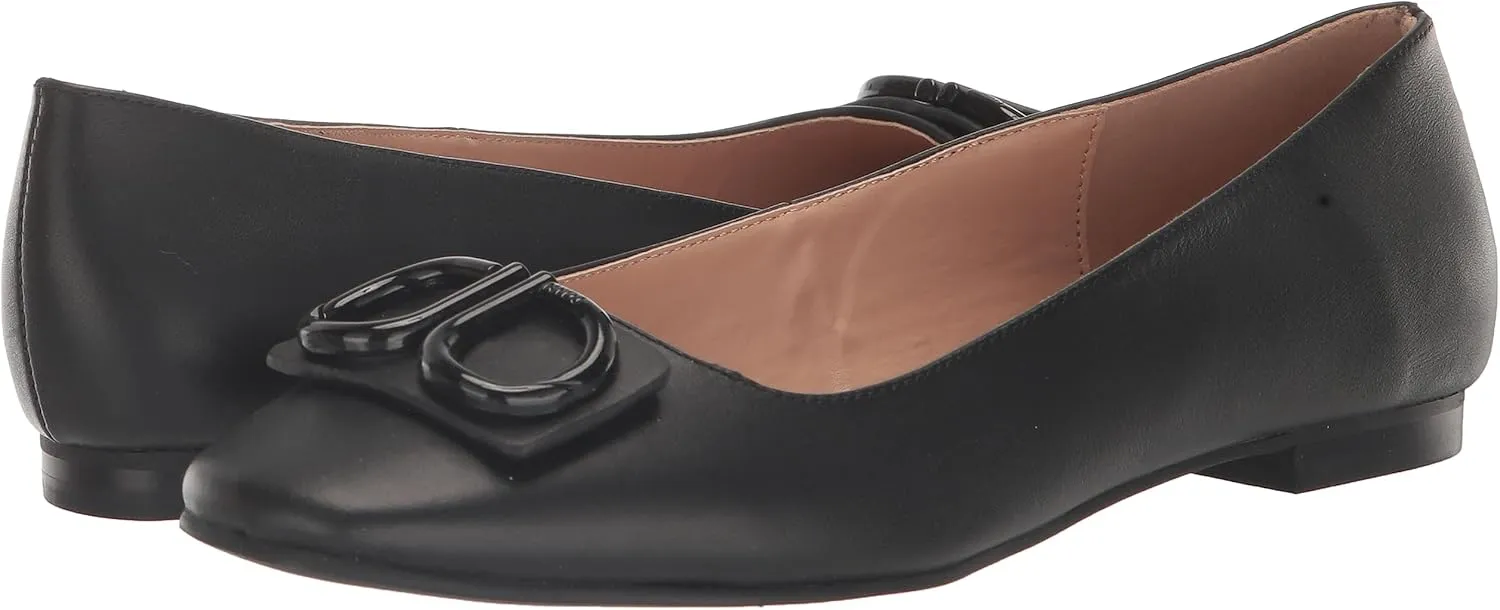 NYDJ Women's Faiza Nappa Ballet Flat
