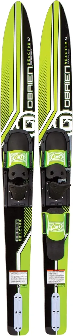 O'Brien Reactor Combo Water Skis, 67"