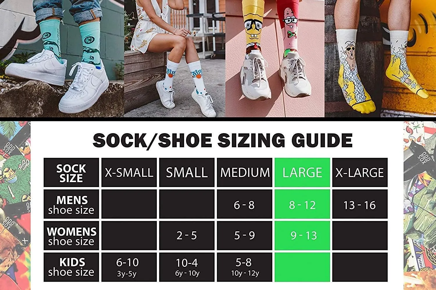 Odd Sox, Hulk Hogan, Fun Indoor Novelty Slippers, Big Fuzzy Cozy