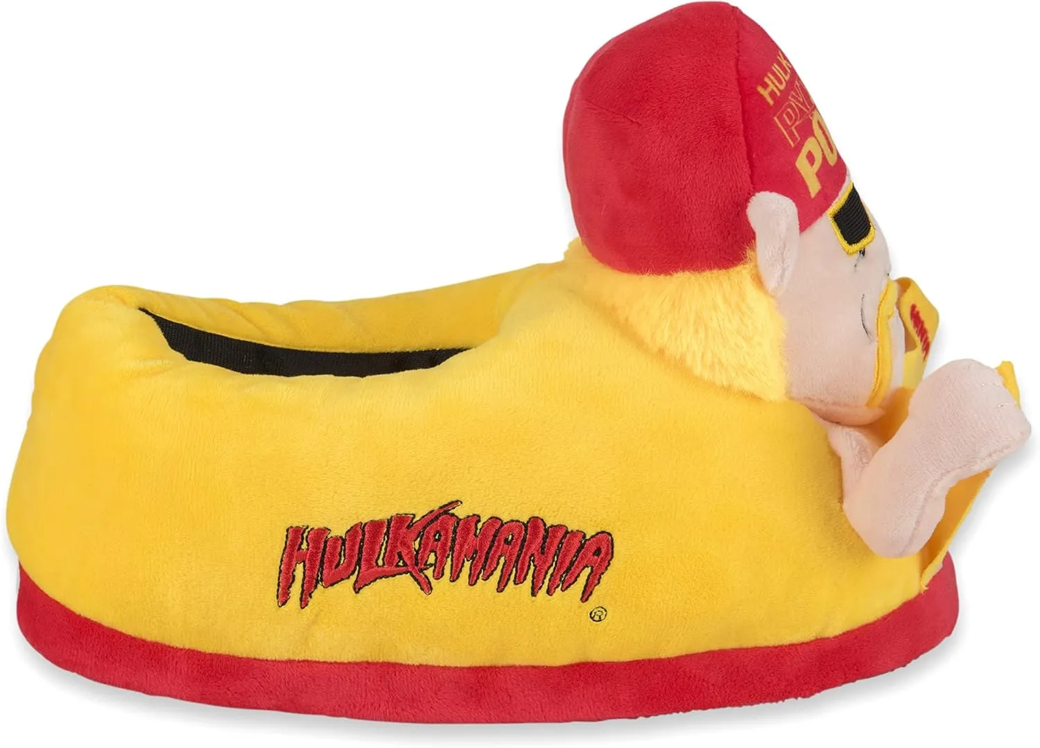 Odd Sox, Hulk Hogan, Fun Indoor Novelty Slippers, Big Fuzzy Cozy