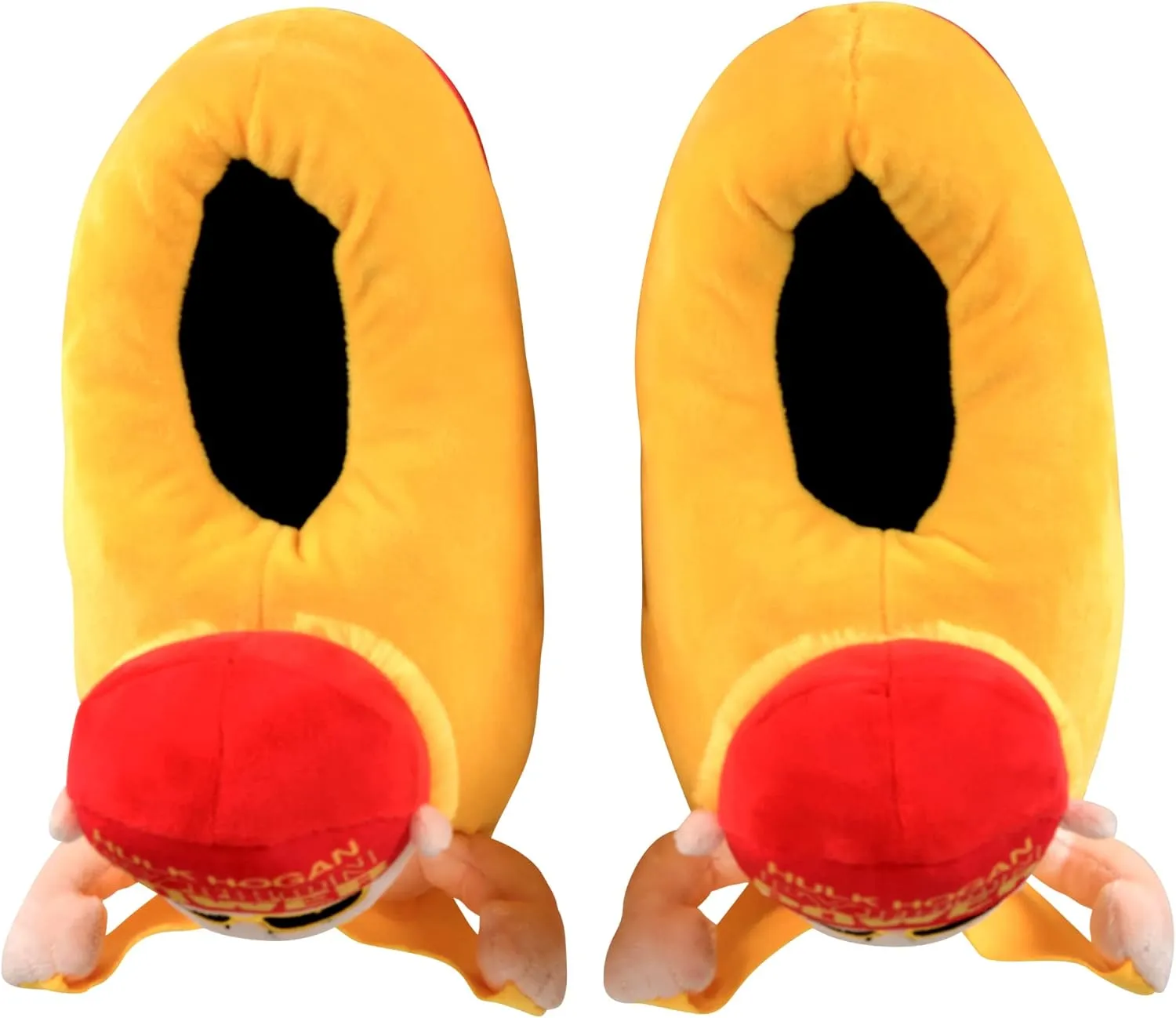 Odd Sox, Hulk Hogan, Fun Indoor Novelty Slippers, Big Fuzzy Cozy