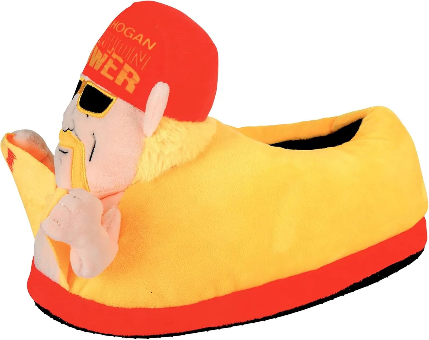 Odd Sox, Hulk Hogan, Fun Indoor Novelty Slippers, Big Fuzzy Cozy