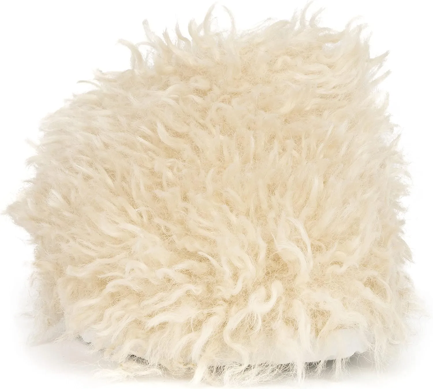 Olivia Miller Women’s Fashion Shoes, Faux Fur EVA Slippers Closed Toe Slip On Indoor Outdoor House Slides Flat Sandals
