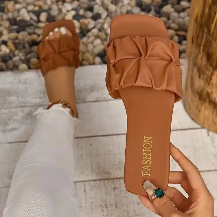 Open Toe Flats Sandals