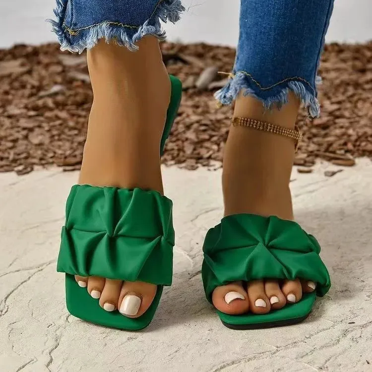 Open Toe Flats Sandals