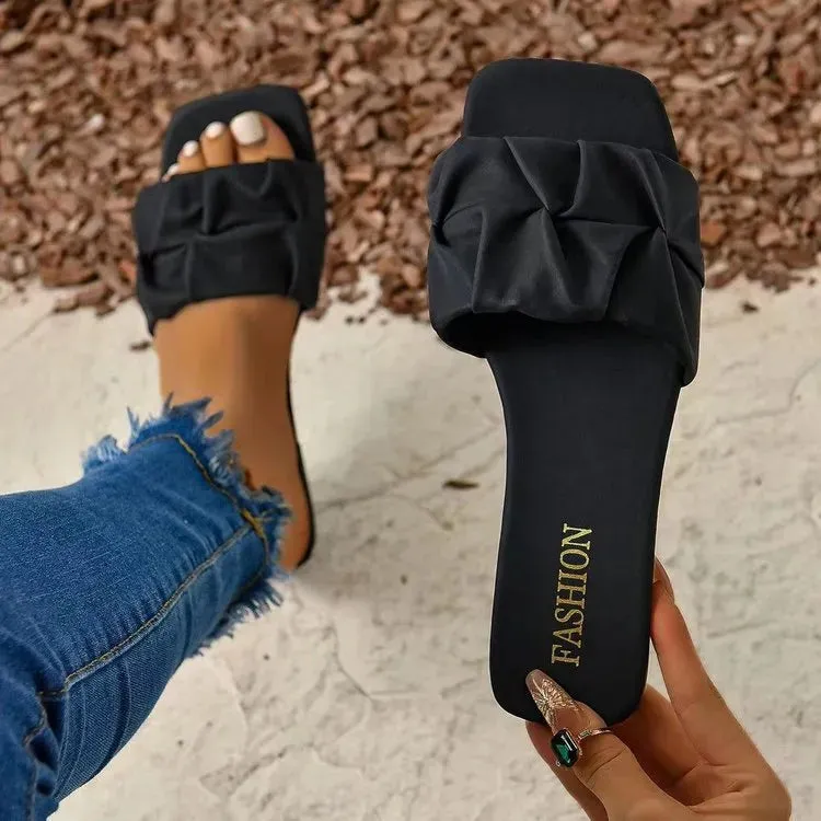 Open Toe Flats Sandals