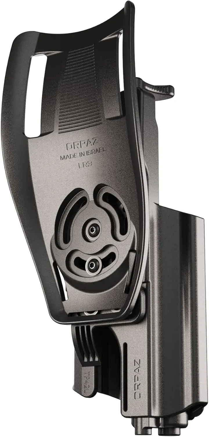 Orpaz T40 Adjustable and Modular S&W M&P Holster Compatible with OWB S&W M&P 2.0 9mm Holder with Light/Laser/Sight/Optics - Will Secure Your Handgun with a Tactical Appearance