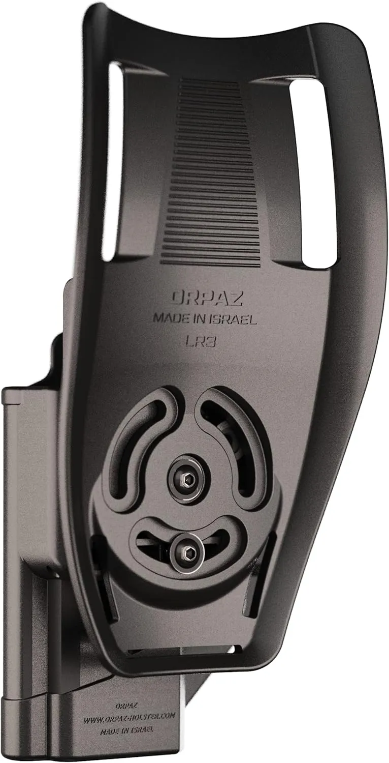 Orpaz T40 Adjustable and Modular S&W M&P Holster Compatible with OWB S&W M&P 2.0 9mm Holder with Light/Laser/Sight/Optics - Will Secure Your Handgun with a Tactical Appearance