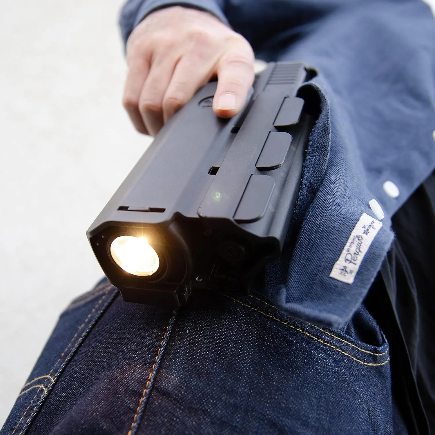 Orpaz T40 Adjustable and Modular SD9VE Holster Compatible with OWB S&W SD9VE Holder with Light/Laser/Sight/Optics - Will Secure Your Handgun with a Tactical Appearance