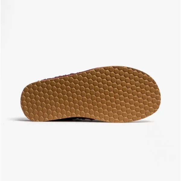 Padders THETIS Womens (EE Fit) Mule Slippers Bordo