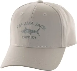 Panama Jack Since 1974 Marlin Baseball Sun Hat Cap, 3" Brim Bill, Adjustable Tuck Strap w/Slide Closure