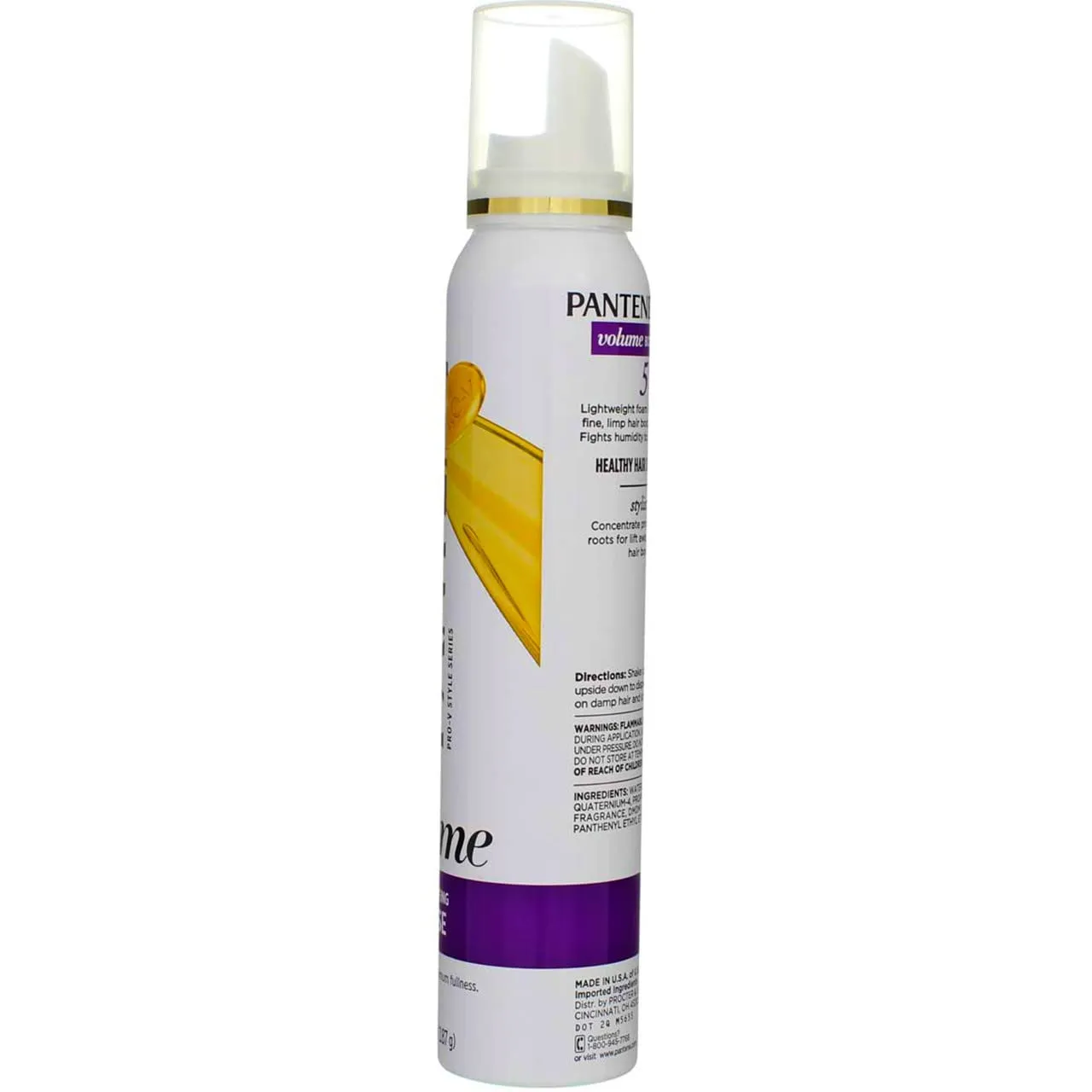 Pantene Volume Body Boosting Mousse, 6.6 oz (Pack of 12)
