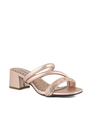 Party Wear Slip On I29240-Peach