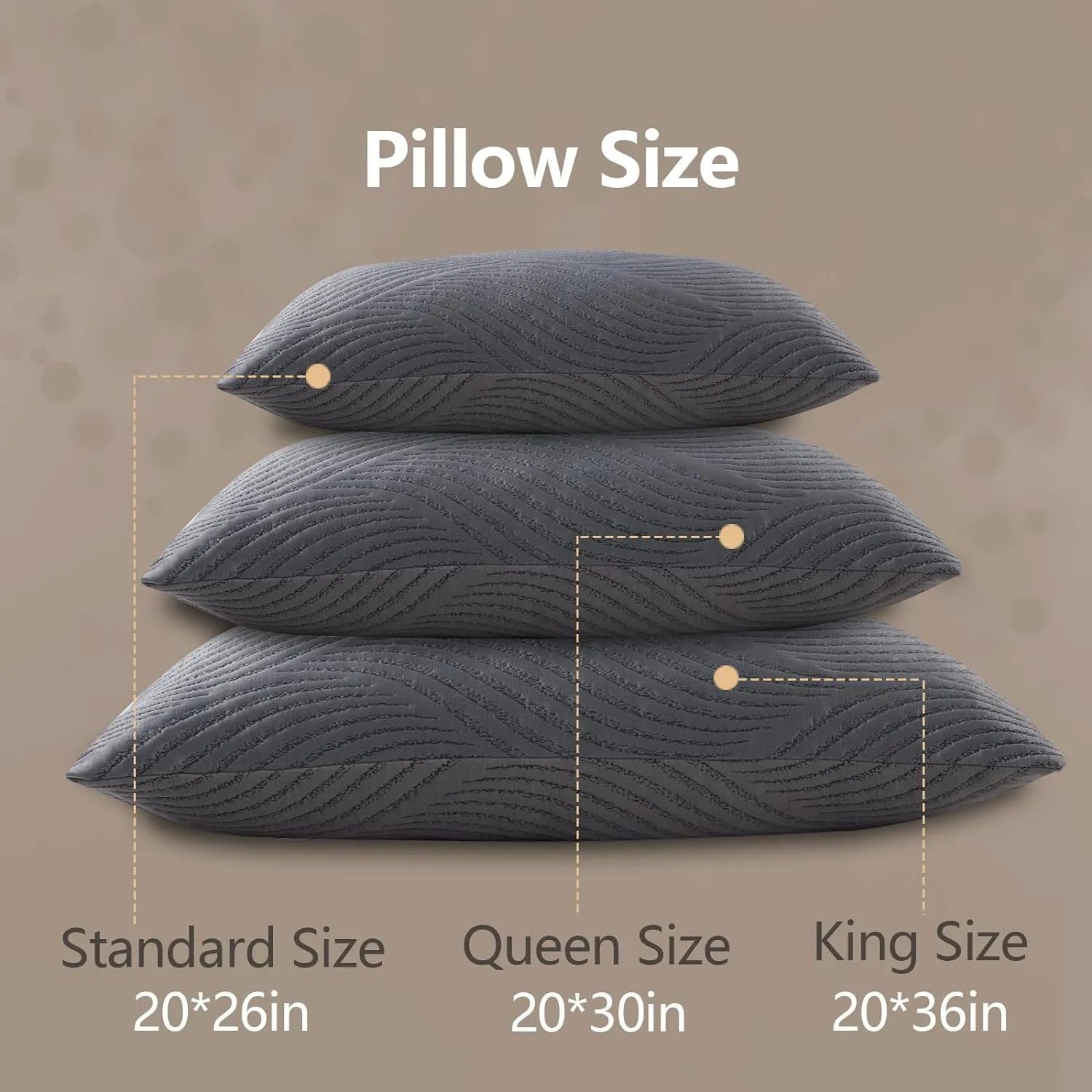 Pillows Queen Size Set of 2 Cooling Memory Foam Pillows for Sleeping Adjustable Medium Firm Back and Side Sleeper