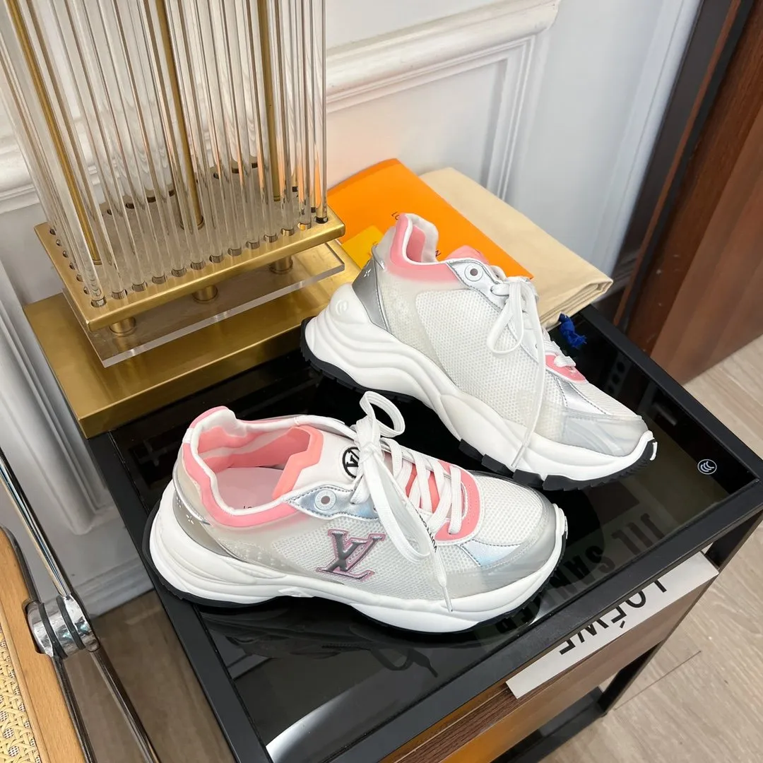 PINK Instant access Vuitton SNEAKER RUN Louis 55 All-in-one collection