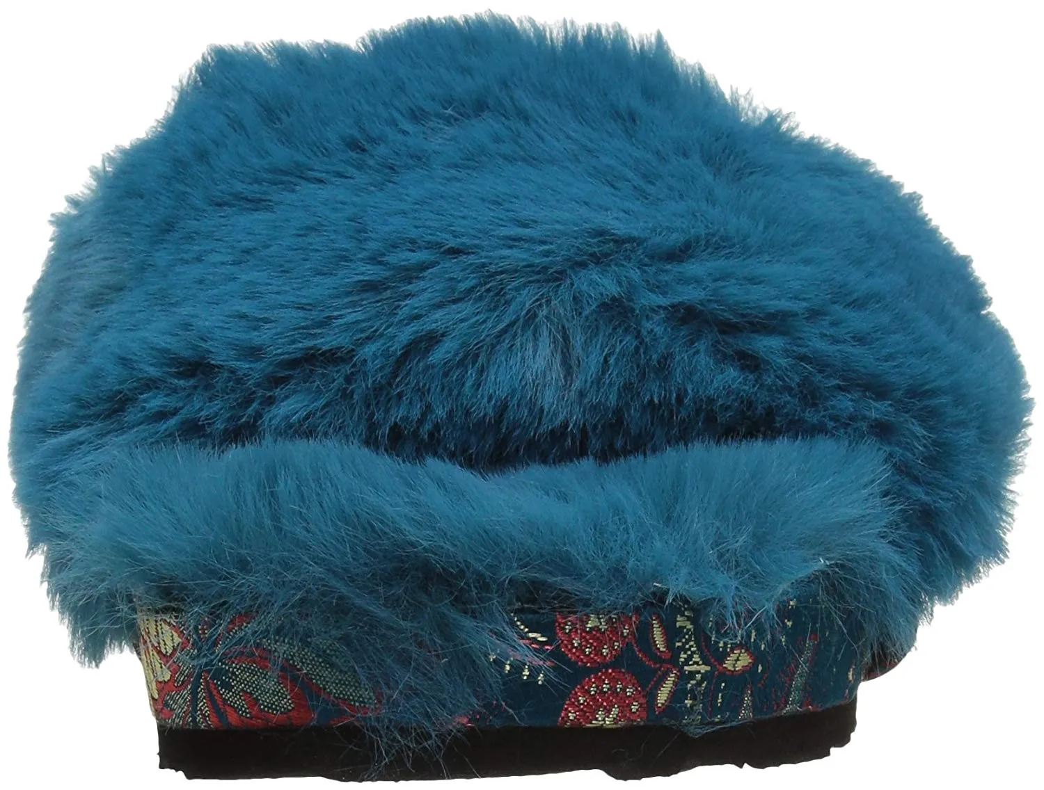 Popular picks Toe Mule Wedge Teal Slide Budget-friendly Blue Gema Sandals Furry Open Jessica Platform Simpson