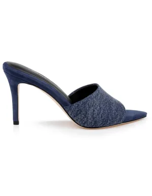 PRE-ORDER-L'Agence Lolita Denim Mule Sandal
