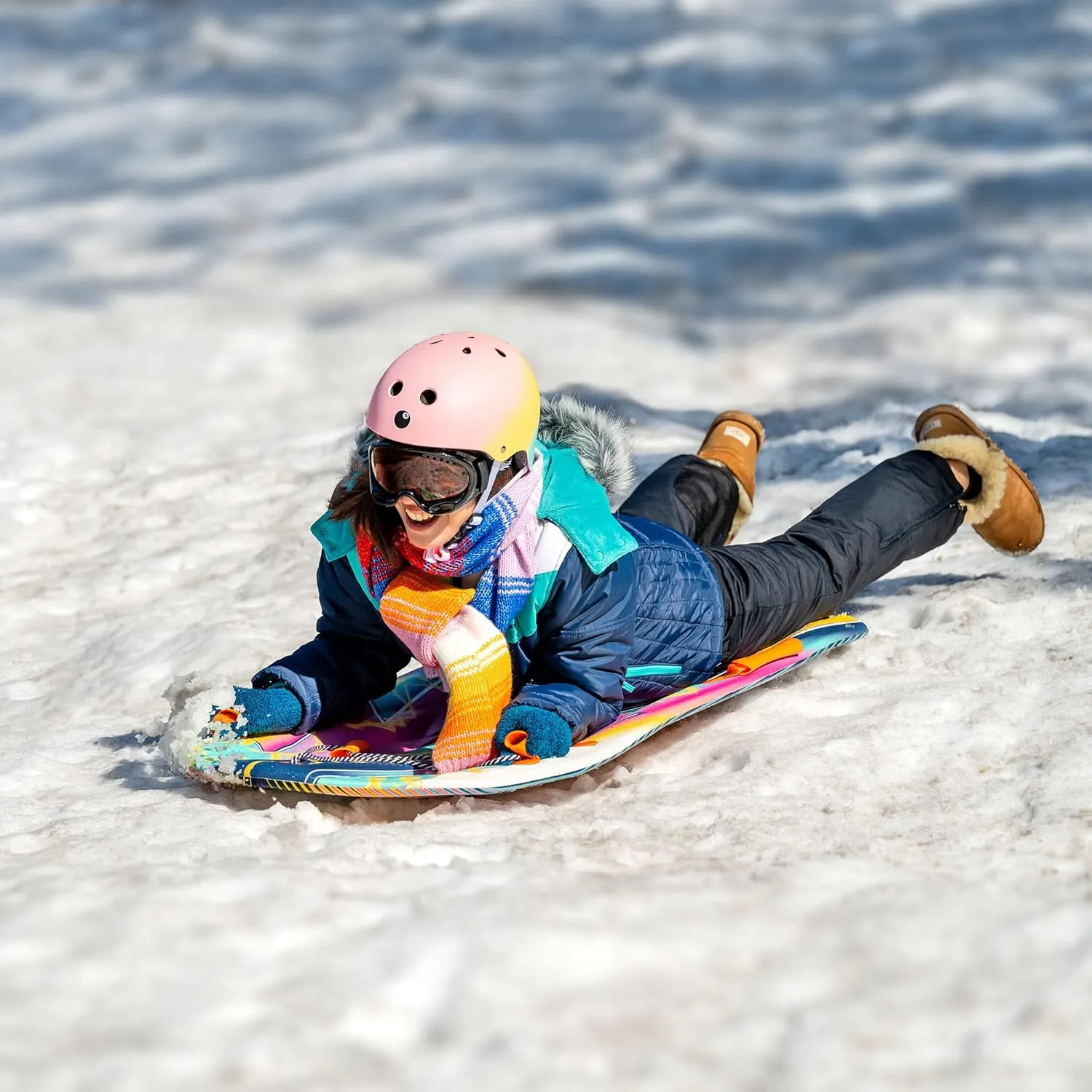 Premium Recreational Winter Foam Snow Sled